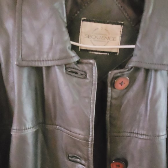 Black leather jacket L - Picture 9 of 12